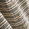 Camiseta de punto a rayas con botones de Paula Echevarría