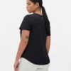 Camiseta deportiva con bajo curvo