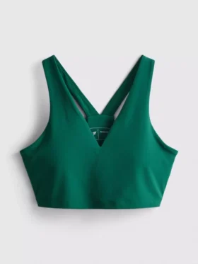 Camiseta deportiva corta con cuello en V