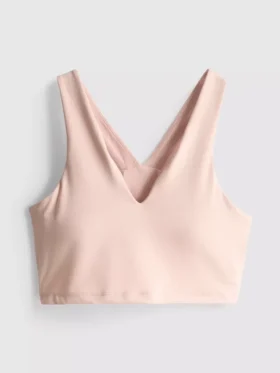 Camiseta deportiva corta con cuello en V