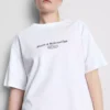 Camiseta deportiva de algodón con estampado, de corte holgado