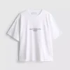 Camiseta deportiva de algodón con estampado, de corte holgado