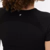 Camiseta deportiva sin costuras de manga corta