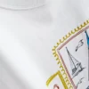 Camiseta gráfica de algodón de corte recto