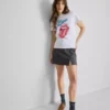 Camiseta gráfica de algodón de los Rolling Stones