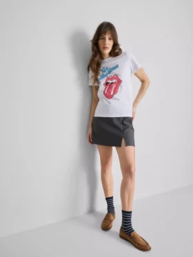 Camiseta gráfica de algodón de los Rolling Stones