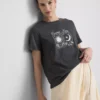 Camiseta gráfica de algodón de manga corta