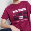 Camiseta gráfica de algodón de manga corta