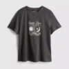 Camiseta gráfica de algodón de manga corta