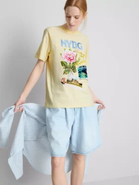 Camiseta gráfica de algodón Nybg