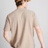 Camiseta Henley con textura