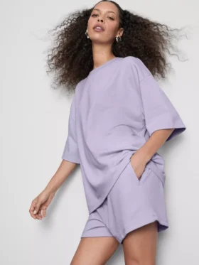 Camiseta holgada con alto contenido en algodón