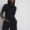 Camiseta holgada con detalles en las costuras, con alto contenido en algodón