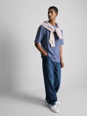 Camiseta holgada con textura