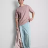 Camiseta holgada con textura