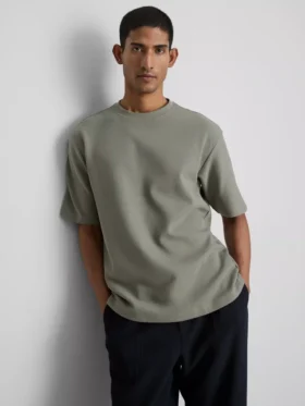 Camiseta holgada con textura
