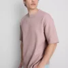 Camiseta holgada con textura
