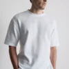 Camiseta holgada con textura