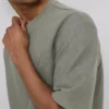 Camiseta holgada con textura