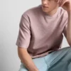Camiseta holgada con textura