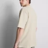 Camiseta holgada con textura