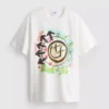 Camiseta holgada de algodón con logotipo de Blink 182