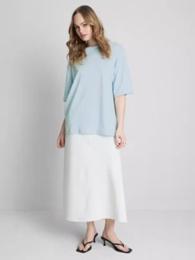 Camiseta oversize básica de algodón