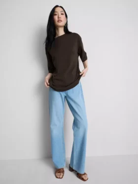 Camiseta oversize básica de algodón