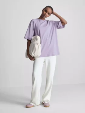 Camiseta oversize básica de algodón