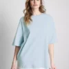 Camiseta oversize básica de algodón