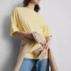 Camiseta oversize básica de algodón