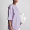 Camiseta oversize básica de algodón