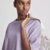Camiseta oversize básica de algodón