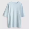 Camiseta oversize básica de algodón