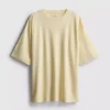 Camiseta oversize básica de algodón