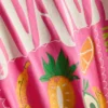 Camiseta oversize con estampado gráfico en color habana, con alto contenido en algodón