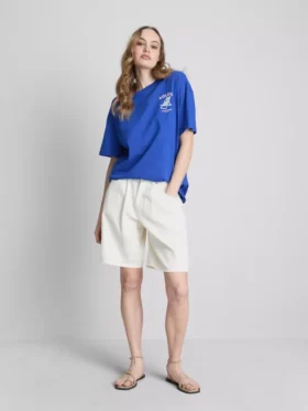 Camiseta oversize con estampado «Soleil»