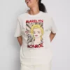 Camiseta oversize de algodón con estampado de Marilyn Monroe