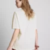 Camiseta oversize de algodón de estilo retro