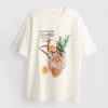 Camiseta oversize de algodón de estilo retro