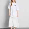 Camiseta oversize de algodón estilo «boyfriend» con estampado