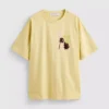 Camiseta oversize de algodón estilo «boyfriend» con estampado