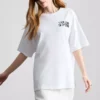 Camiseta oversize de algodón estilo «boyfriend» con estampado
