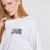 Camiseta oversize de algodón estilo «boyfriend» con estampado