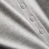 Camiseta sin mangas con botones, con alto porcentaje de algodón