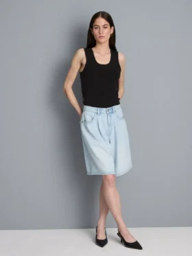 Camiseta sin mangas con cuello redondo y espalda nadadora