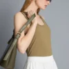 Camiseta sin mangas con cuello redondo y espalda nadadora