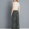 Camiseta sin mangas con cuello redondo y espalda nadadora