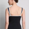 Camiseta sin mangas con escote corazón de alto contenido en algodón