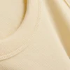 Camiseta sin mangas con espalda nadadora de tejido acanalado con alto contenido en algodón